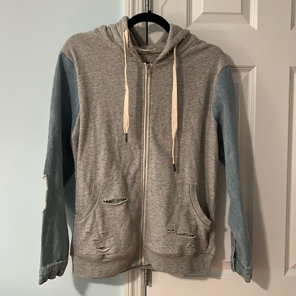 Jean Jacket Sweater